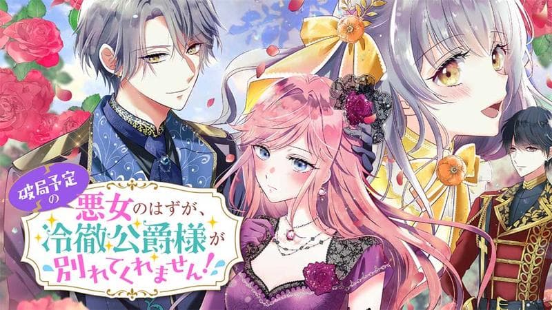 破局予定の悪女のはずが、冷徹公爵様が別れてくれません!の表紙画像