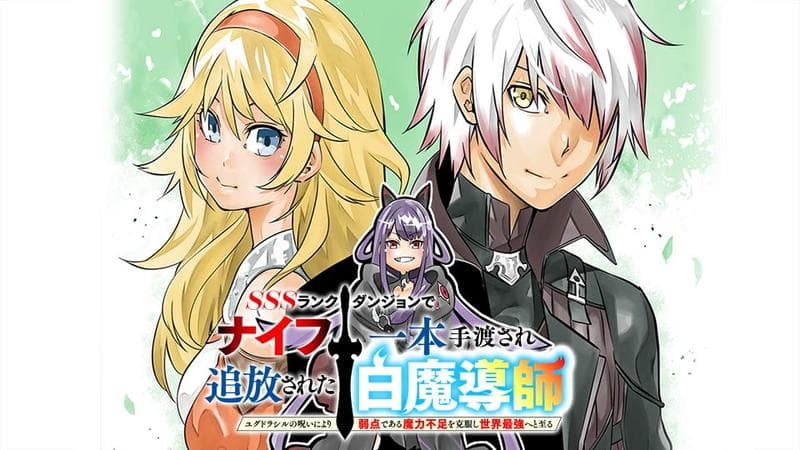 SSSランクダンジョンでナイフ一本手渡され追放された白魔導師 ユグドラシルの呪いにより弱点である魔力不足を克服し世界最強へと至るのサムネイル