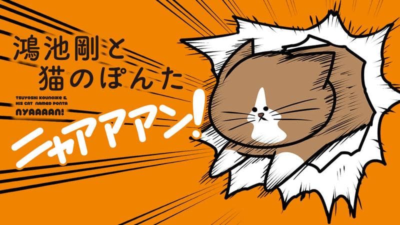鴻池剛と猫のぽんた ニャアアアン!のサムネイル