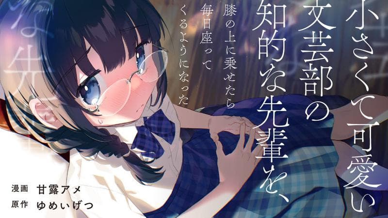 小さくて可愛い文芸部の知的な先輩を、膝の上に乗せたら毎日座ってくるようになったのサムネイル