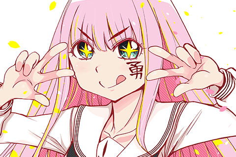 花織さんは転生しても喧嘩がしたいのサムネイル