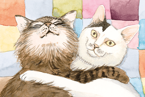 伊藤潤二の猫日記 よん&むーの表紙画像